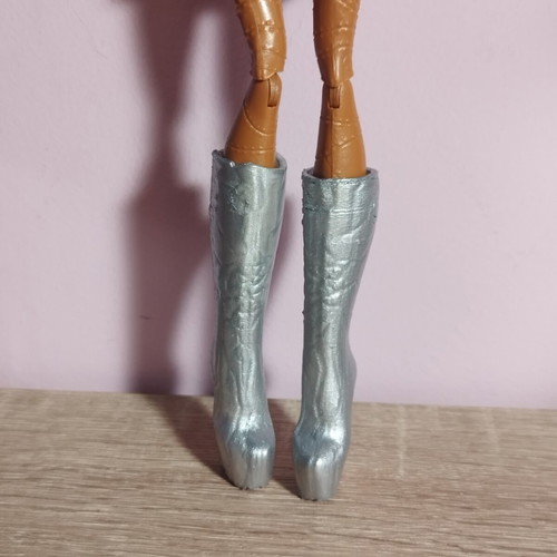 Monster High Catty Noir 13 Wishes boots, 3D printed and handpainted