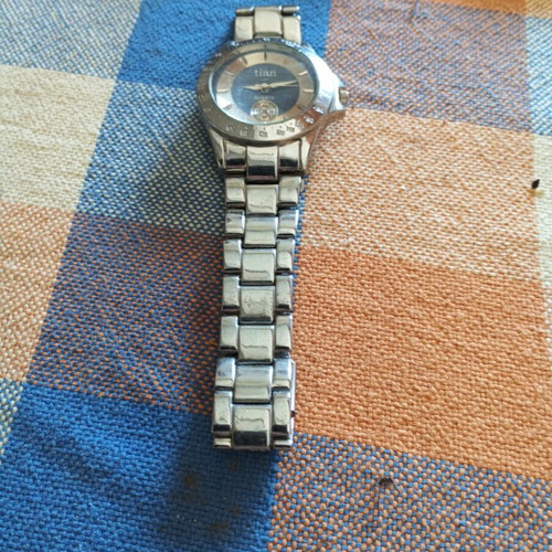 Tian Quartz men's watch silver, like new, full functional