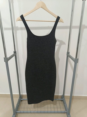 Φόρεμα Zara γκρι σε ίσια γραμμή σαν καινούργιο, μέγεθος S