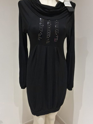 Roccobarocco Small Dress Black New
