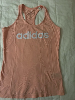 Adidas sleeveless top like new, beige pink