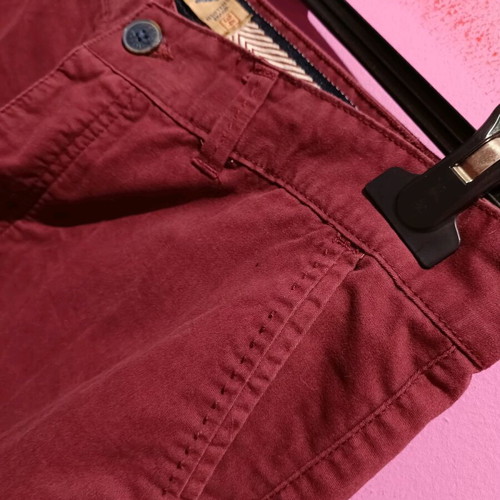 Men's burgundy classic bermuda Pop-air size 34