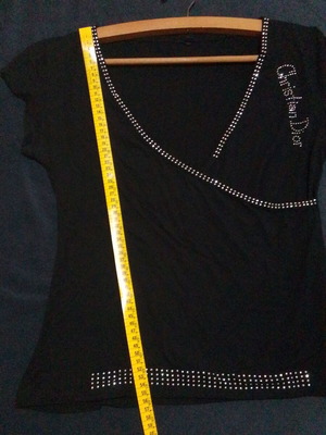 Christian Dior women's blouse black like new, size M