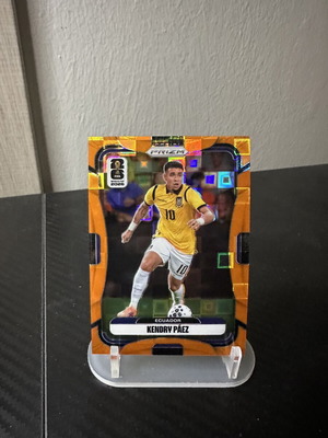 2026 Panini Prizm Fifa World Cup Kendry Paez Orange Pandora Card new