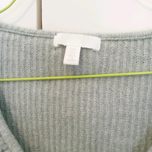 H&M cardigan green like new, size S