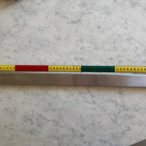 Magnetic knife holder 53 cm like new, metal inox