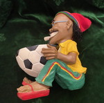 Souvenir statue from Amsterdam used, hand-painted