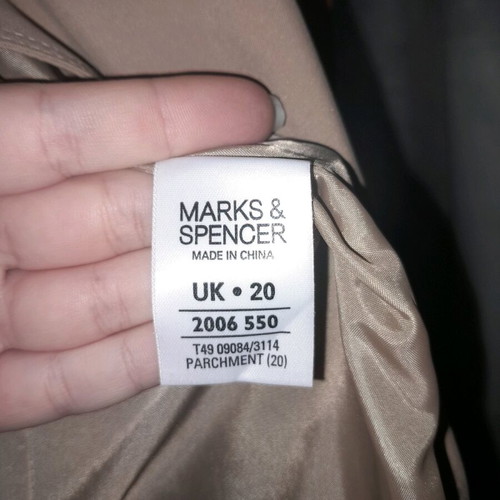 Marks & Spencer trench coat new, beige, size 4XL