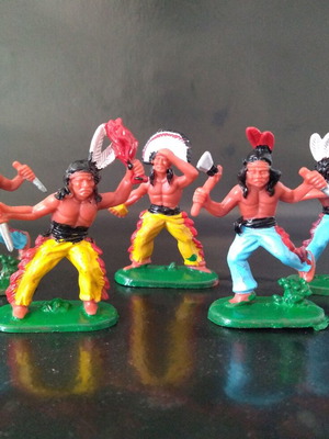 Vintage Indian figures set of 5 new