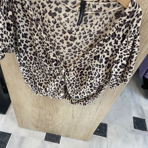 Bolero and top Nef-Nef leopard print size M used
