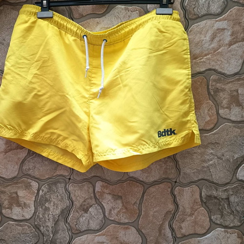 Bdtk men's swim shorts like new, yellow, size L