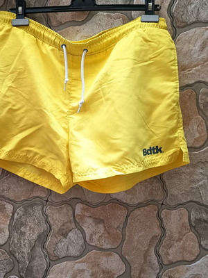 Bdtk men's swim shorts like new, yellow, size L