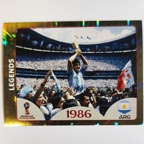 Panini FIFA World Cup Russia 2018 N. 676 Argentina Maradona Legends sticker like new