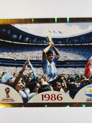 Panini FIFA World Cup Russia 2018 N. 676 Argentina Maradona Legends sticker like new