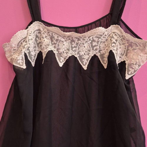 Negligee lingerie like new, transparent black