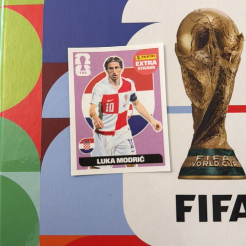Luka Modrić Panini Extra Sticker Base Limited Edition Mint