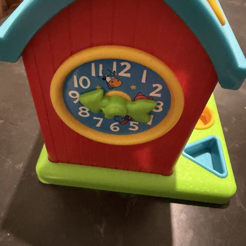 Baby learning toy used, missing one letter (M)
