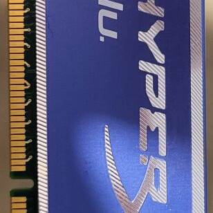 HyperX blu 4GB DDR3 RAM used, 1600MHz speed