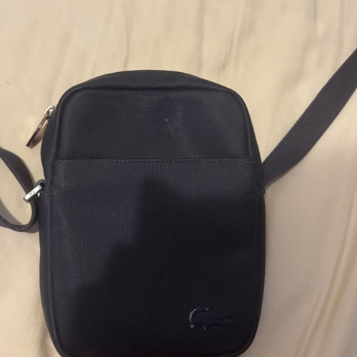 Lacoste crossbody bag, dark blue
