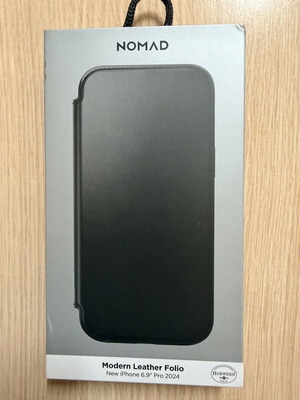 Nomad leather folio case for iPhone 16 Pro Max new