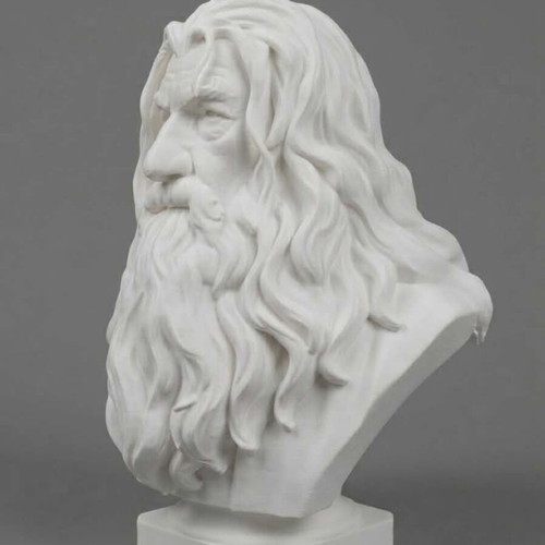 3D Printed Gandalf Bust like new, Lord of the Rings