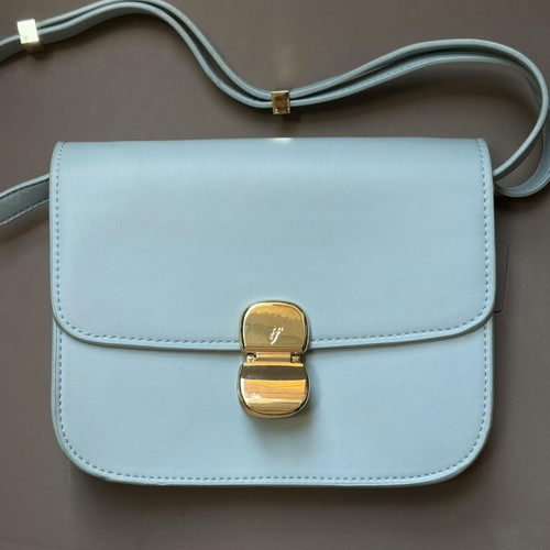 Axel crossbody bag used, turquoise