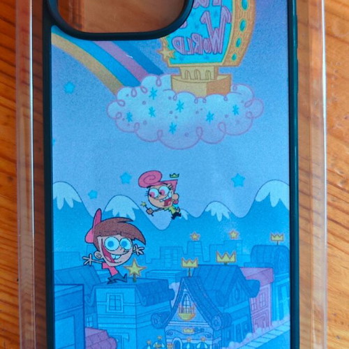 Silicone case with cartoon print for iPhone 14 Pro Max new