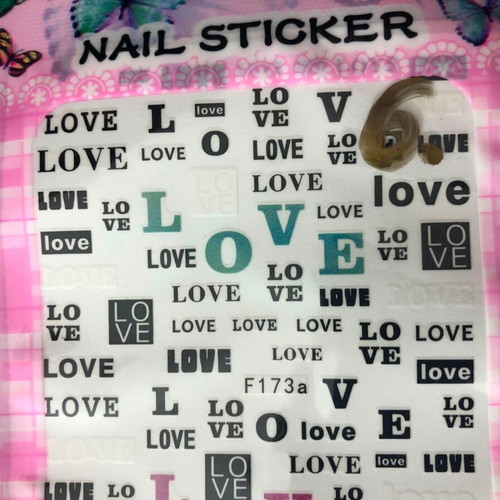Nail sticker new, 15 x 9 cm
