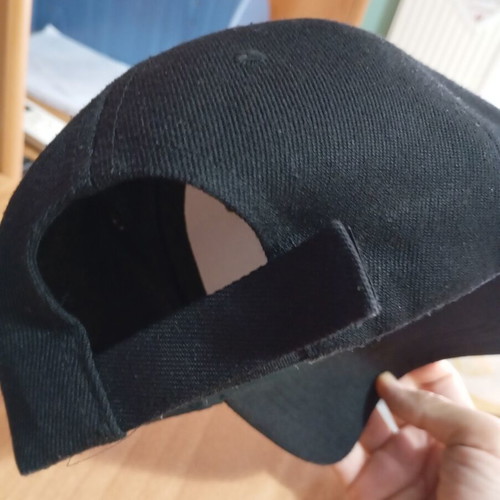 Venezia hat black with brown leather, like new