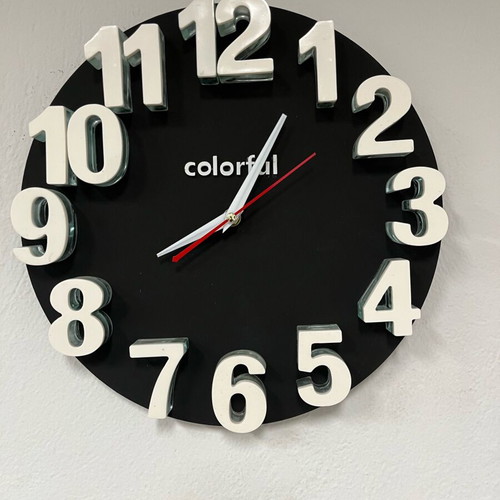Handmade wall clocks from liquid glass, new, analog