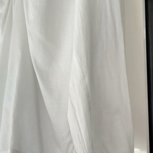 White Boho Blouse with Drawstrings and Ruching Size M-L like new