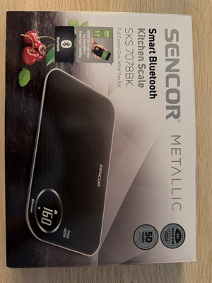 Sendor Smart Bluetooth Κουζινική Ζυγαριά SKS 7079BK καινούργια στο κουτί