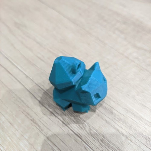 Bulbasaur keychain new, green ABS plastic
