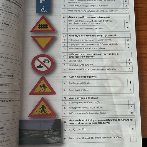 Driving License Candidate Guidebook used