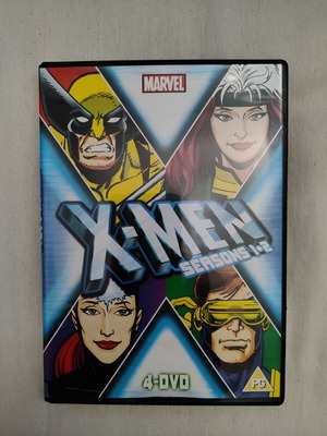 X-Men κινούμενη σειρά σεζόν 1 και 2 πλήρης Marvel 4 DVD σαν καινούργιο