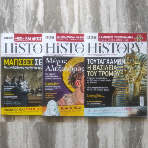 BBC History Magazine pack of 3 new issues October 2021 to January 2023