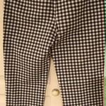 Marks & Spencer check trousers size UK 8 like new, black and white