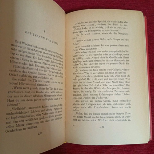 Salomé book used, in German, by Georg Holmsten