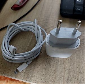 Φορτιστής Apple 20W USB-C για iPhone & iPad