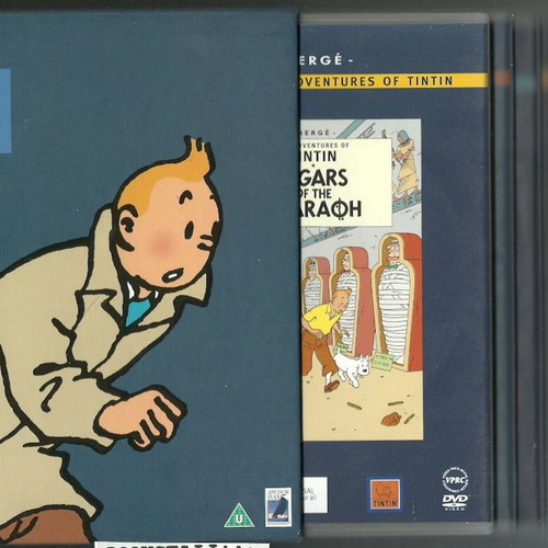 The Adventures of Tintin DVD used, hard case with 10 DVDs
