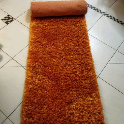 Shaggy runner rug 70x240 cm, orange Luna