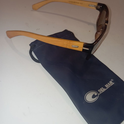 Wooden sunglasses 5119 UV 400 like new, brown lenses