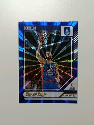 Poirier blue 02/49 Panini Euroleague like new