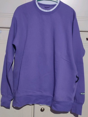 Purple Academic Style Pull & Bear Sweatshirt like new, size M