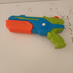 Nerf water gun used