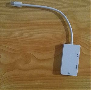 Μετατροπεας adapter απο HDMI D-Sub DVI-D σε Mini DisplayPort Mini DP Converter Adapter Cable