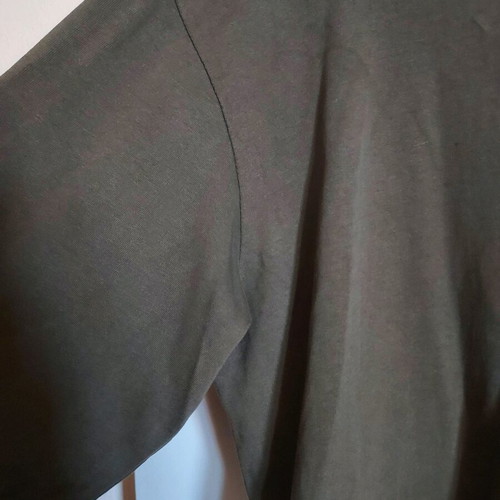 H&M long-sleeve blouse olive color like new, size XL