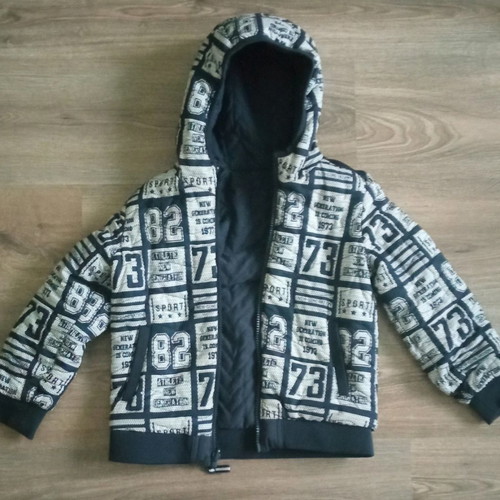 Children's reversible jacket new size 4 years blue