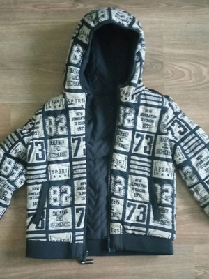 Children's reversible jacket new size 4 years blue