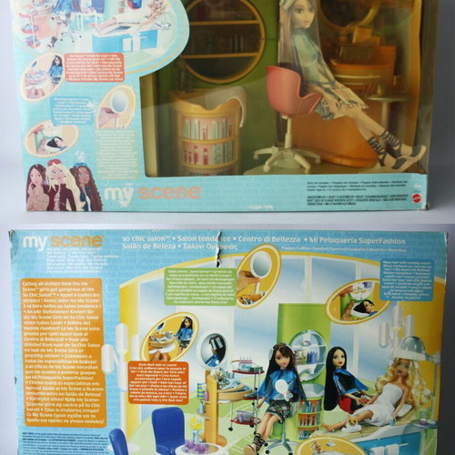 My Scene So Chic Beauty Salon Doll Playset Barbie Mattel new